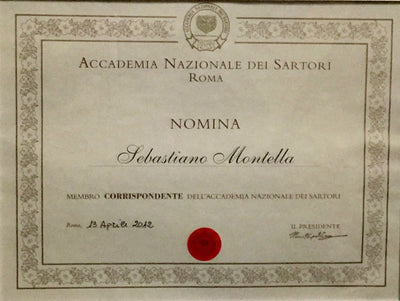 Master Tailor Montella Awarded National Academy of Tailors